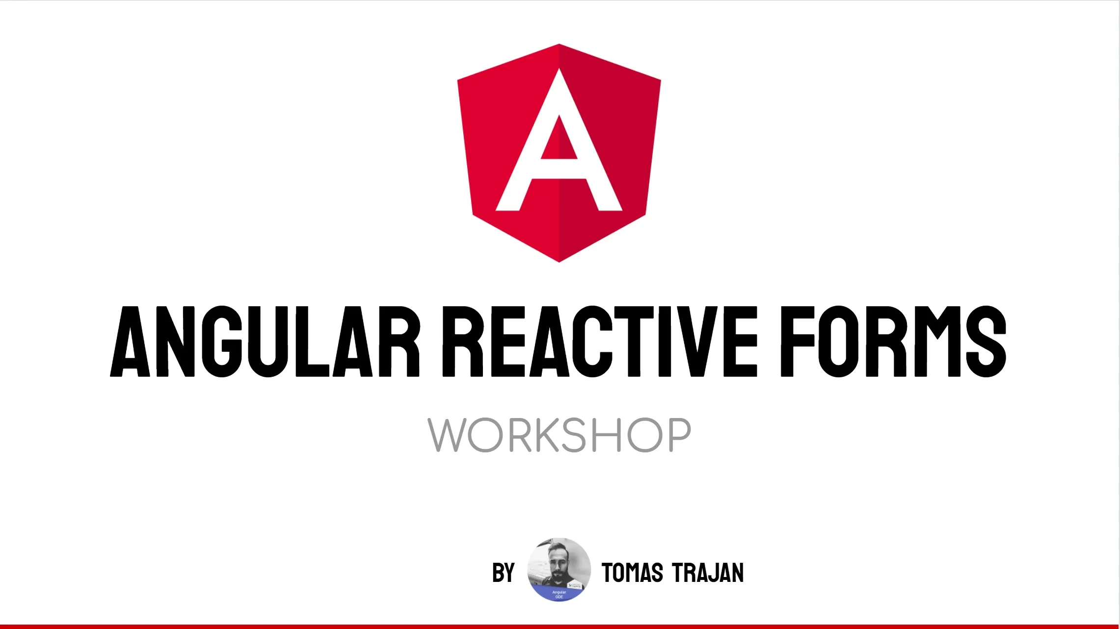 Angular Reactive Forms Workshop by Tomas Trajan - Example